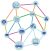 Social network connection icon